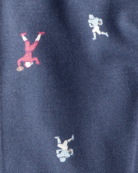 Product image 4 of Baby Boy 2-Piece Football PurelySoft Pull-On Pants - Navy/Grey