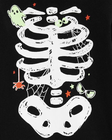  Product image 3 of Baby 2-Piece Glow Halloween Skeleton 100%  Cotton Pajamas
