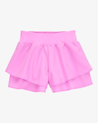 Product image 1 of Kid Flowy Layered Flip Short - Pink