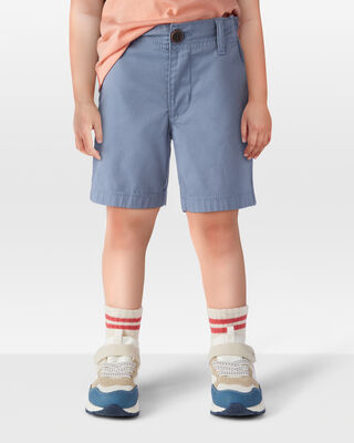 Product image 2 of Toddler Flat-Front Shorts - Blue