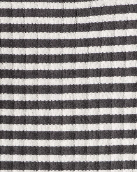 Product image 2 of Toddler Girl Striped Long-Sleeve Sweater - Ivory/Black