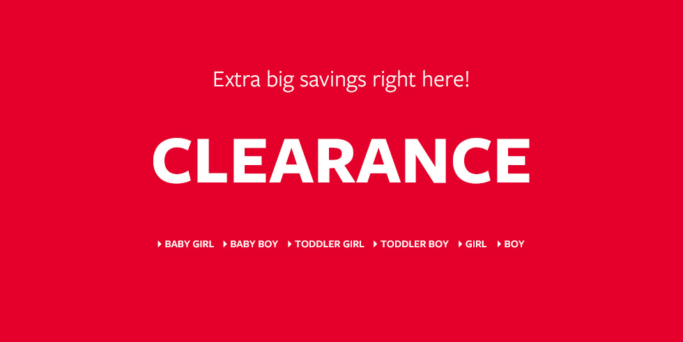 Clearance Kids Clothing | Carter&#39;s | Free Shipping