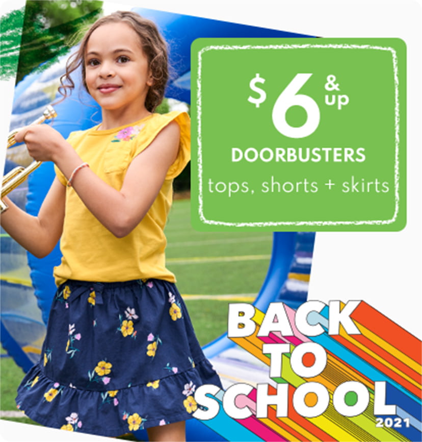 BACK TO SCHOOL 2021 | $6 & UP DOORBUSTERS tops, shorts + skirts --HERO