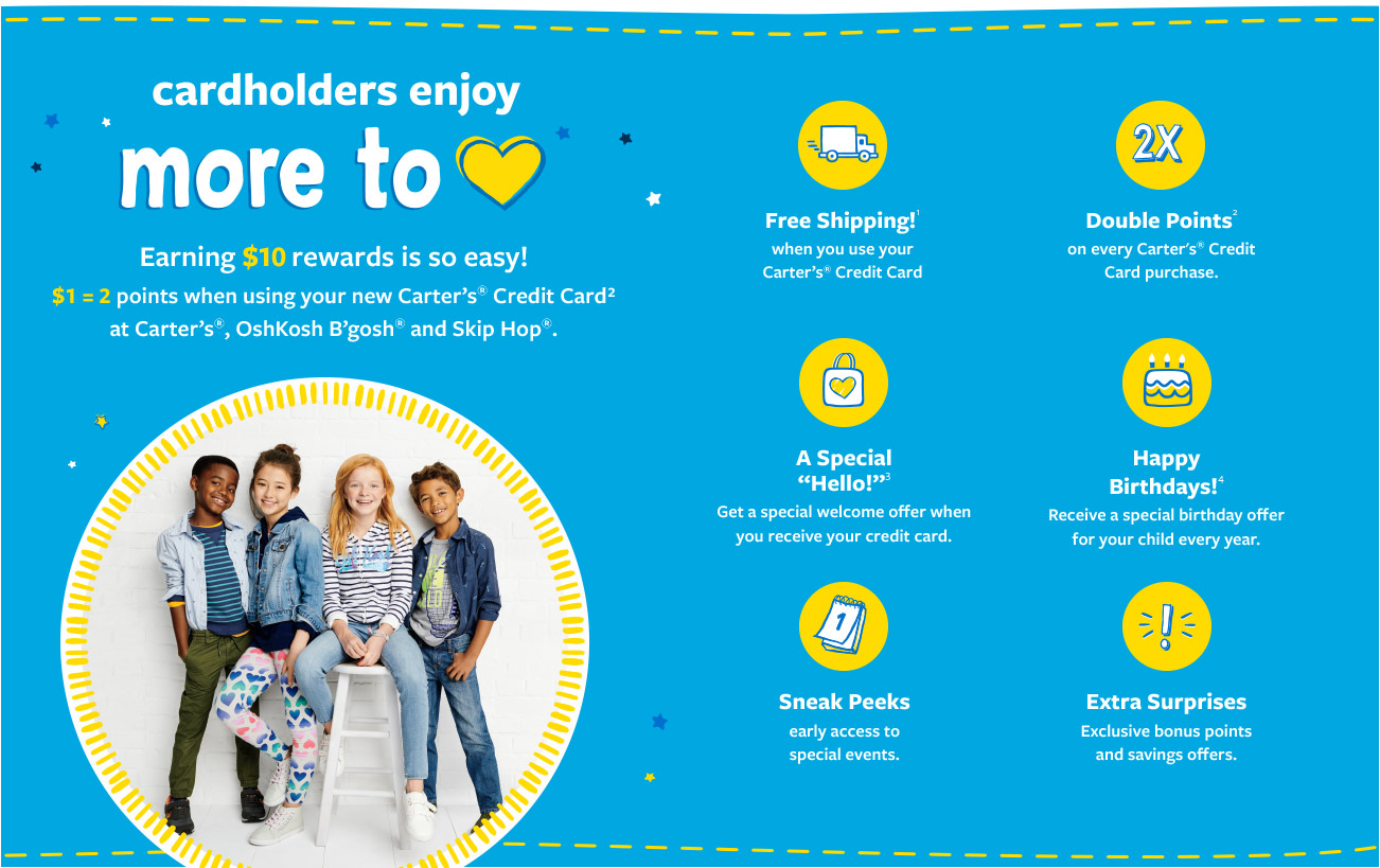 Private Label Credit Card Offer Carter S Free Shipping
