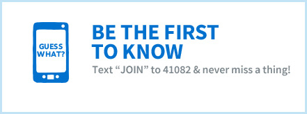 BE THE FIRST TO KNOW | Text 
