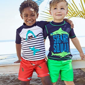 toddler boy polo swim trunks