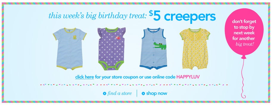 carters baby coupons