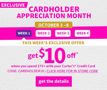 Up to 50% off Entire Site* | Carter's | Free Shipping