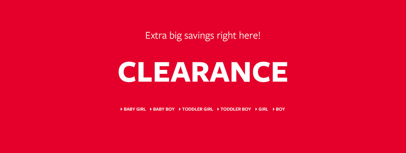 Clearance Kids Clothing | Carter&#39;s | Free Shipping