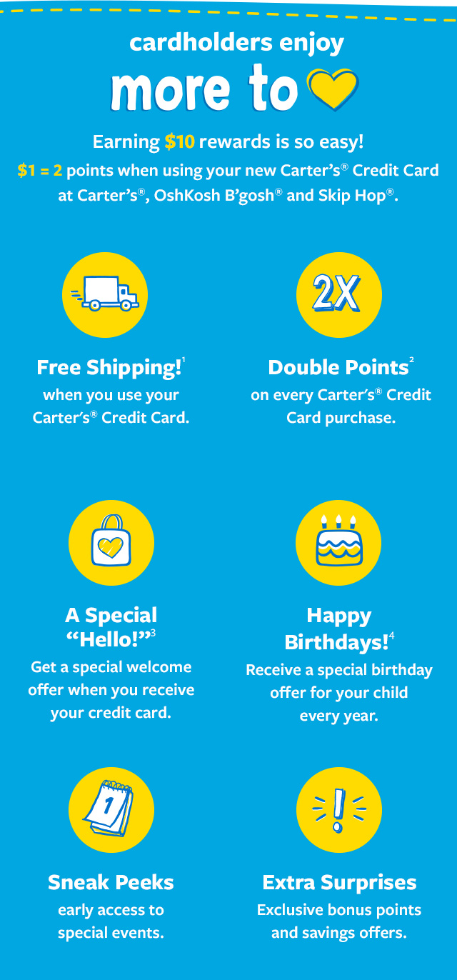 New To You >> Carter S Credit Card New To You >> Carter S Credit Card