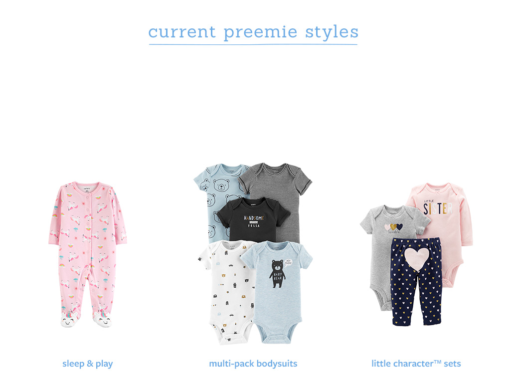 Preemie Clothes Premature Baby Clothing Carter's