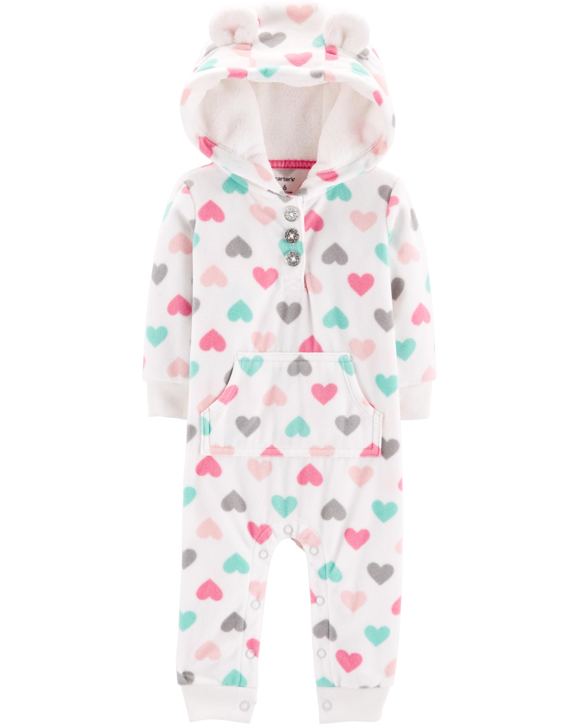 carters fleece jumpsuit