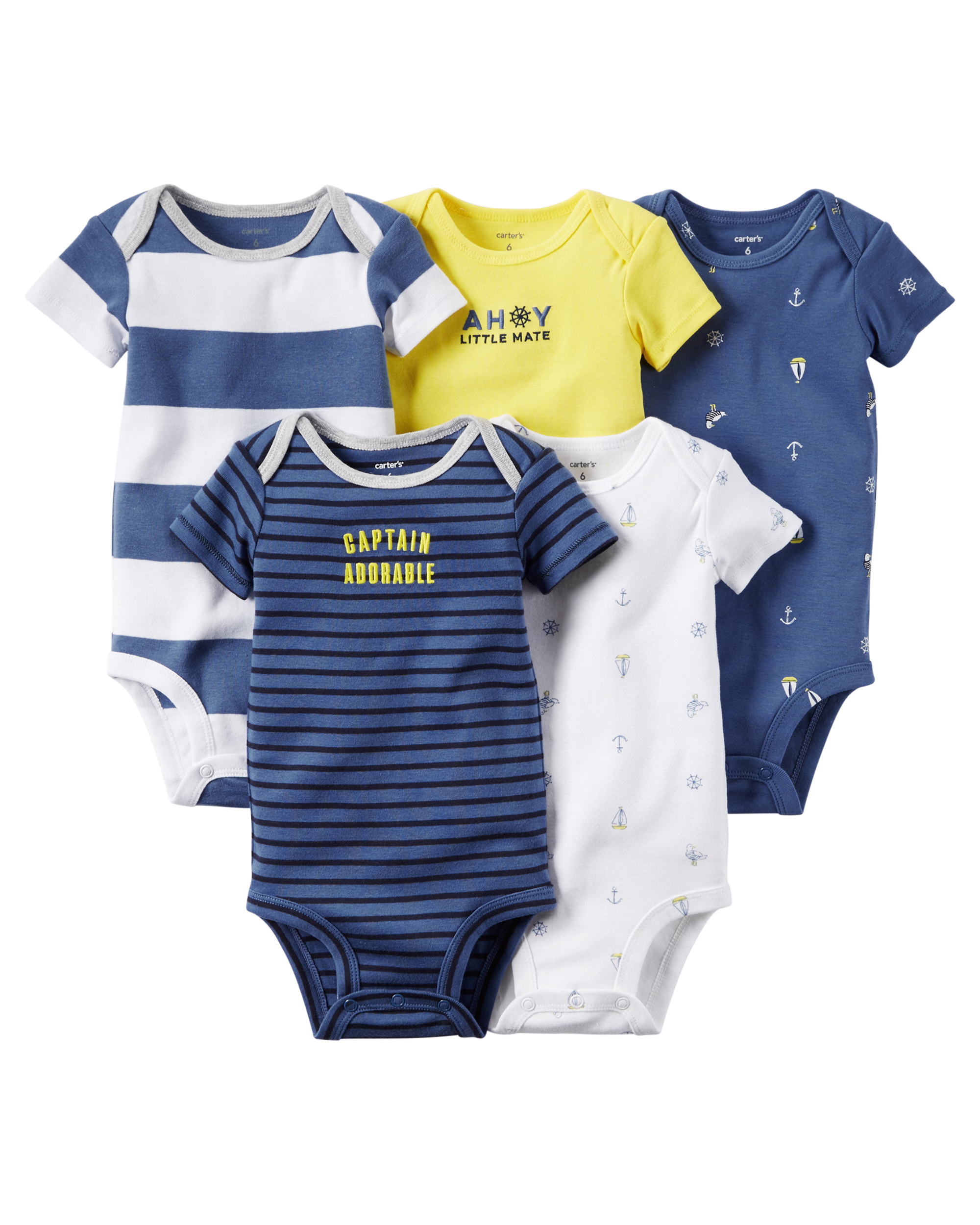 Carters Baby Boys Awesome Like Mommy Bodysuit Yellow 18M