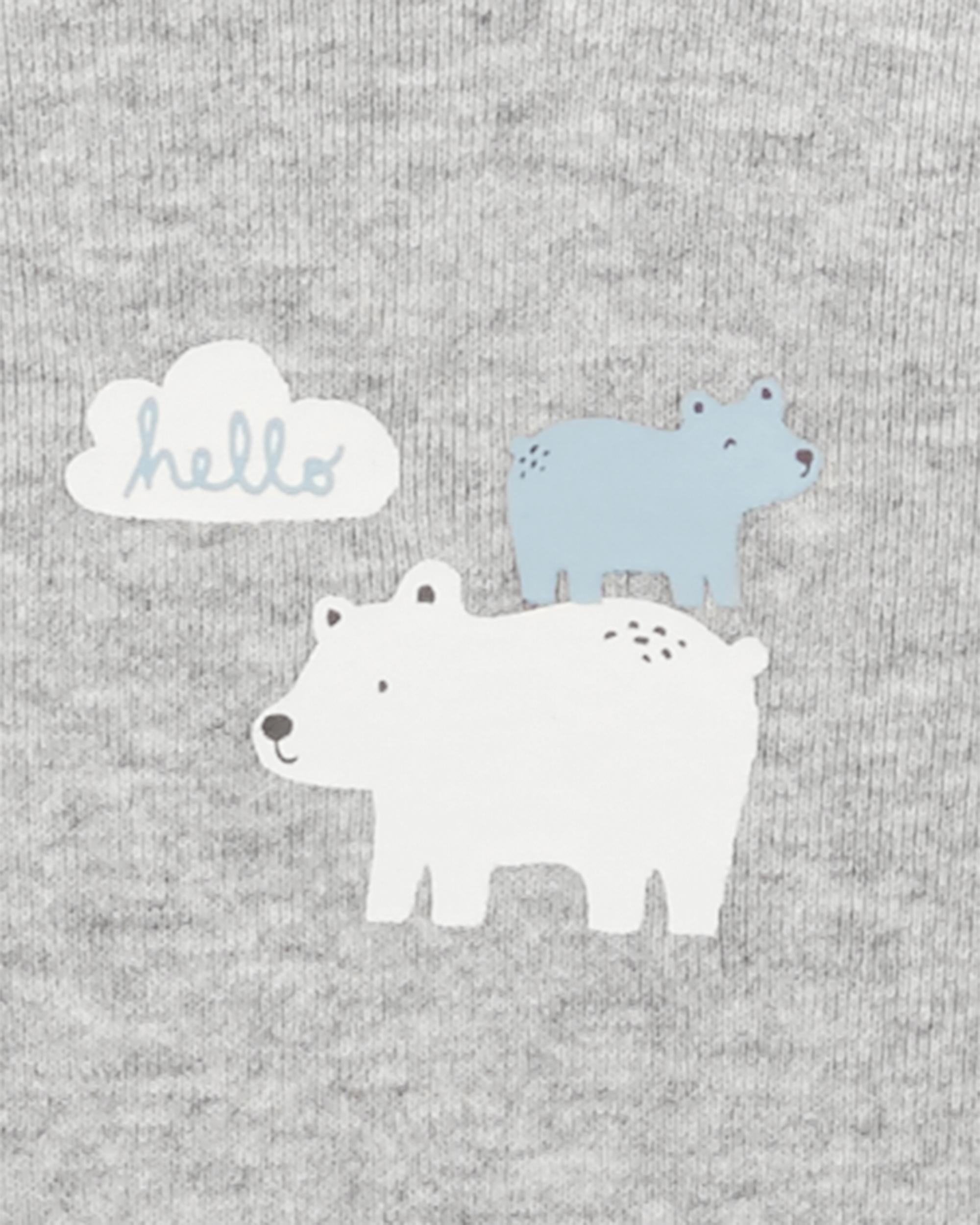 6 Pack Polar Bear Original Bodysuits Carters Com