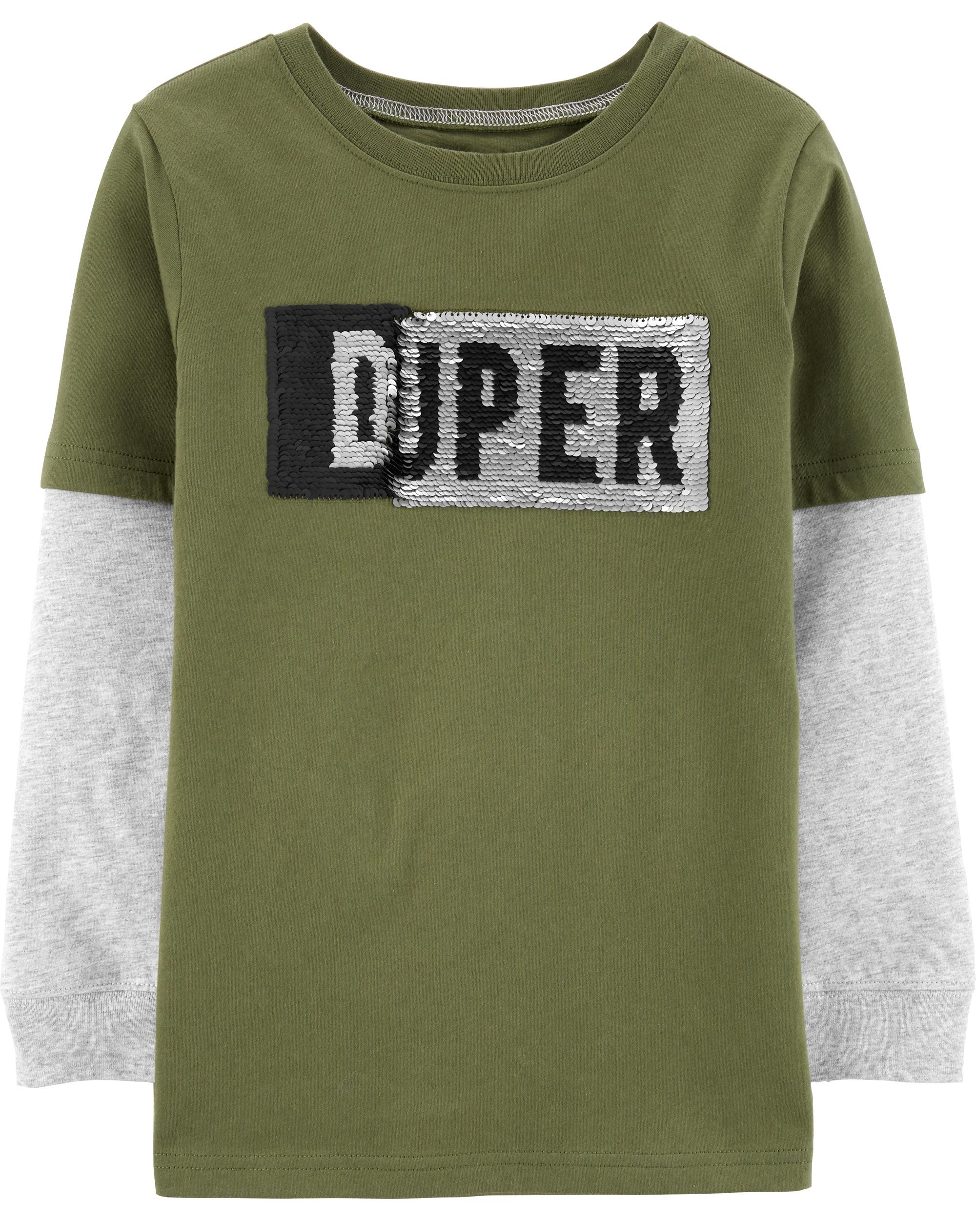 carters flip sequin shirt