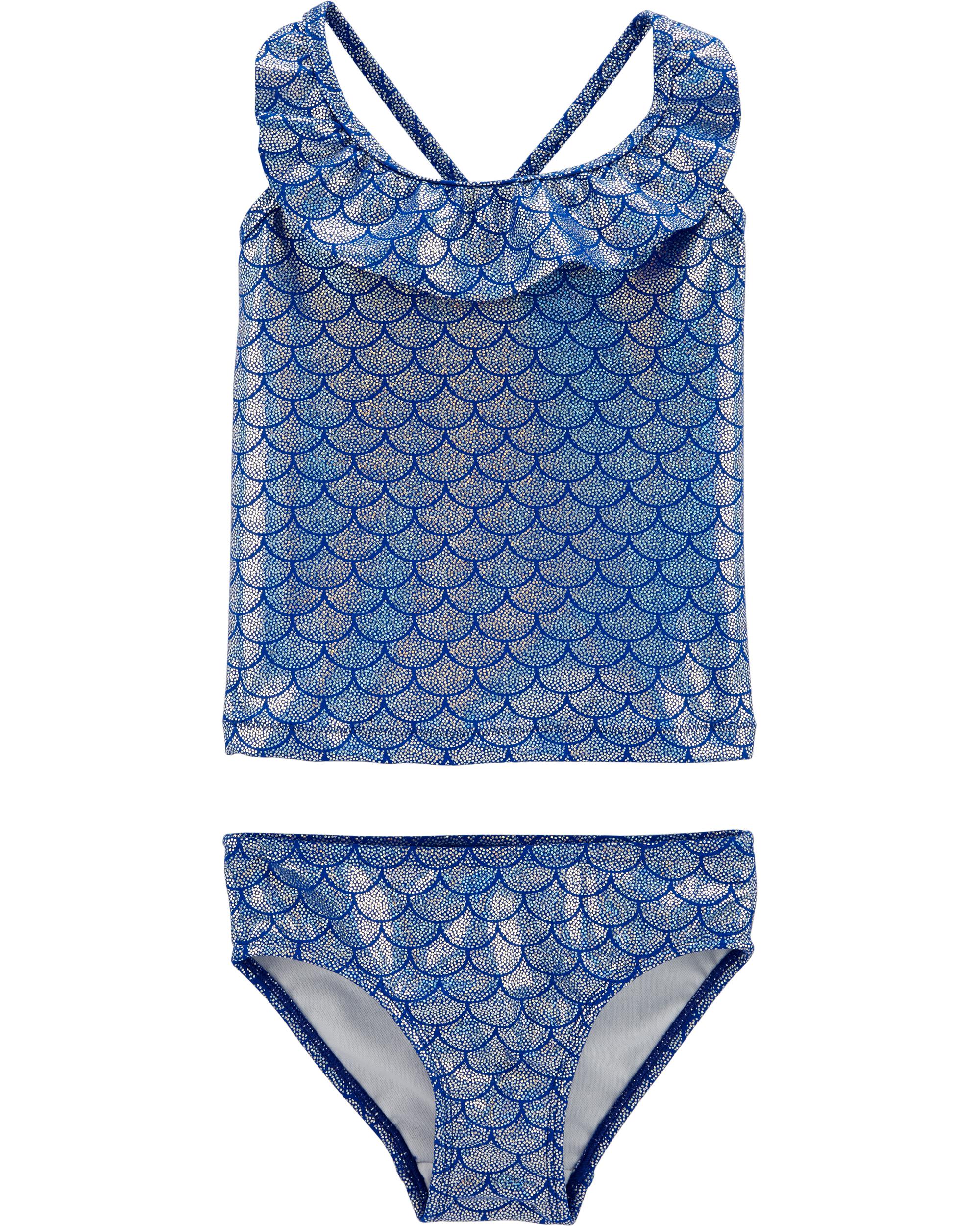 Rainbow Mermaid, 7 Carters Girls Piece Swimsuit