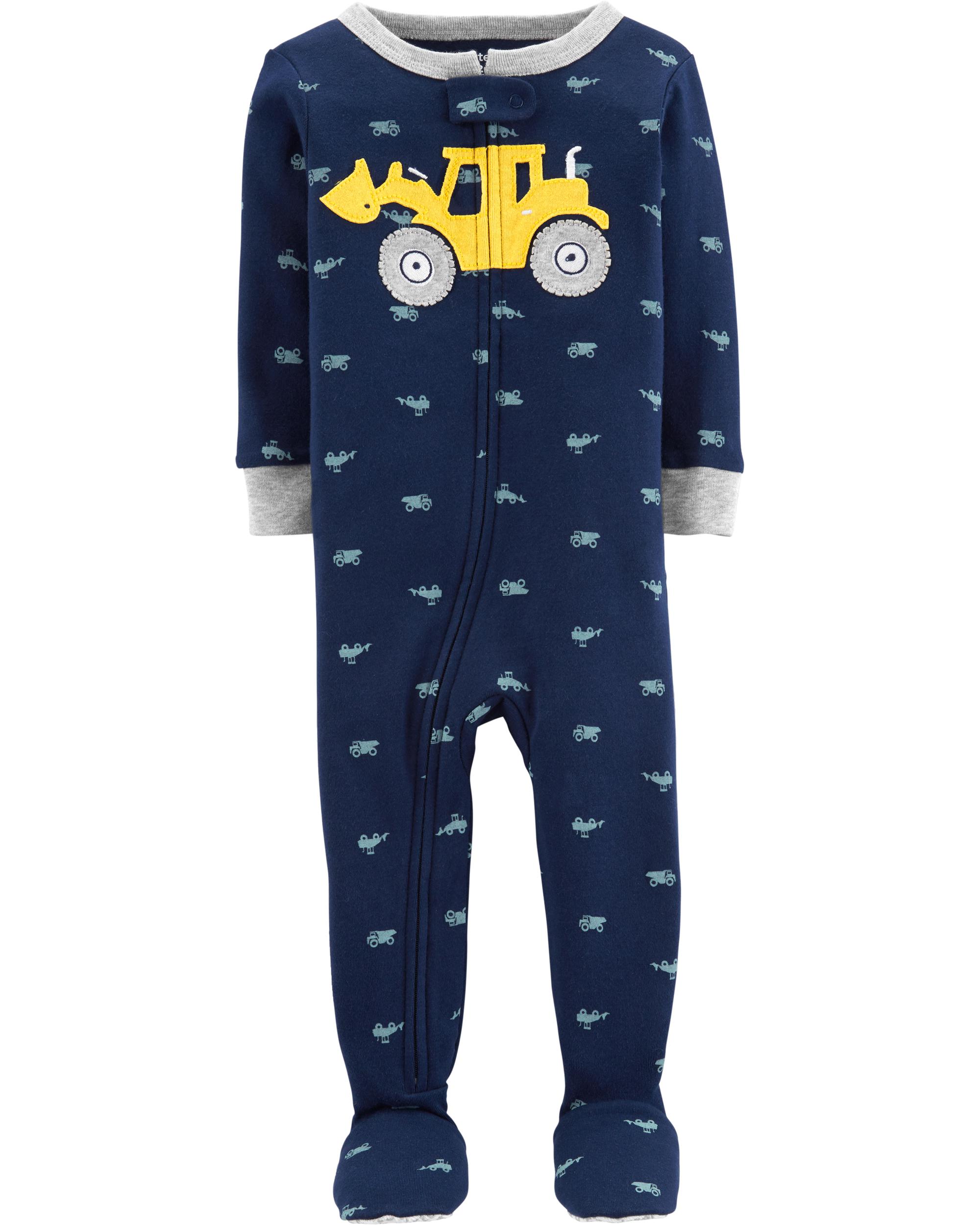 carter's construction pajamas