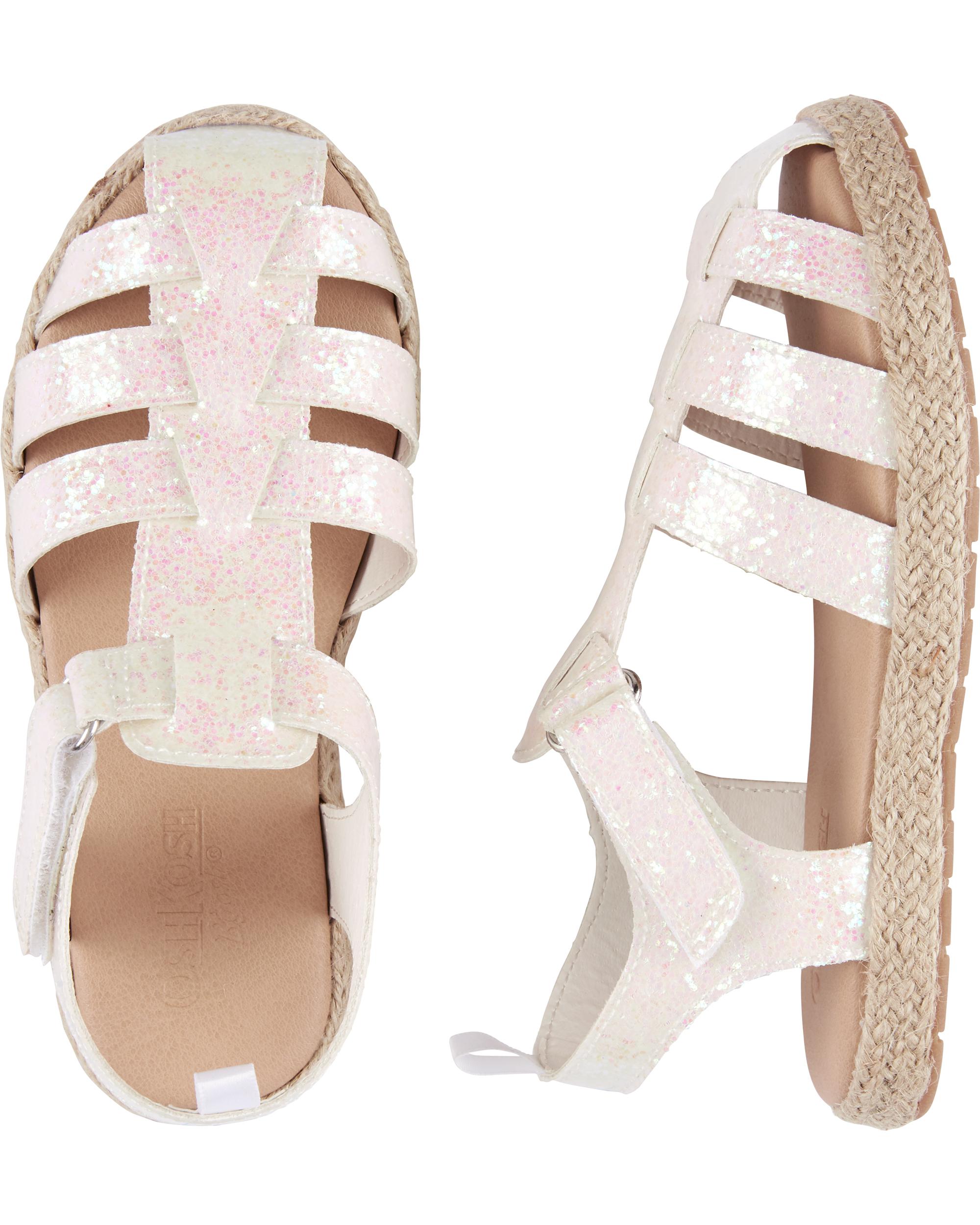 carter's glitter sandals