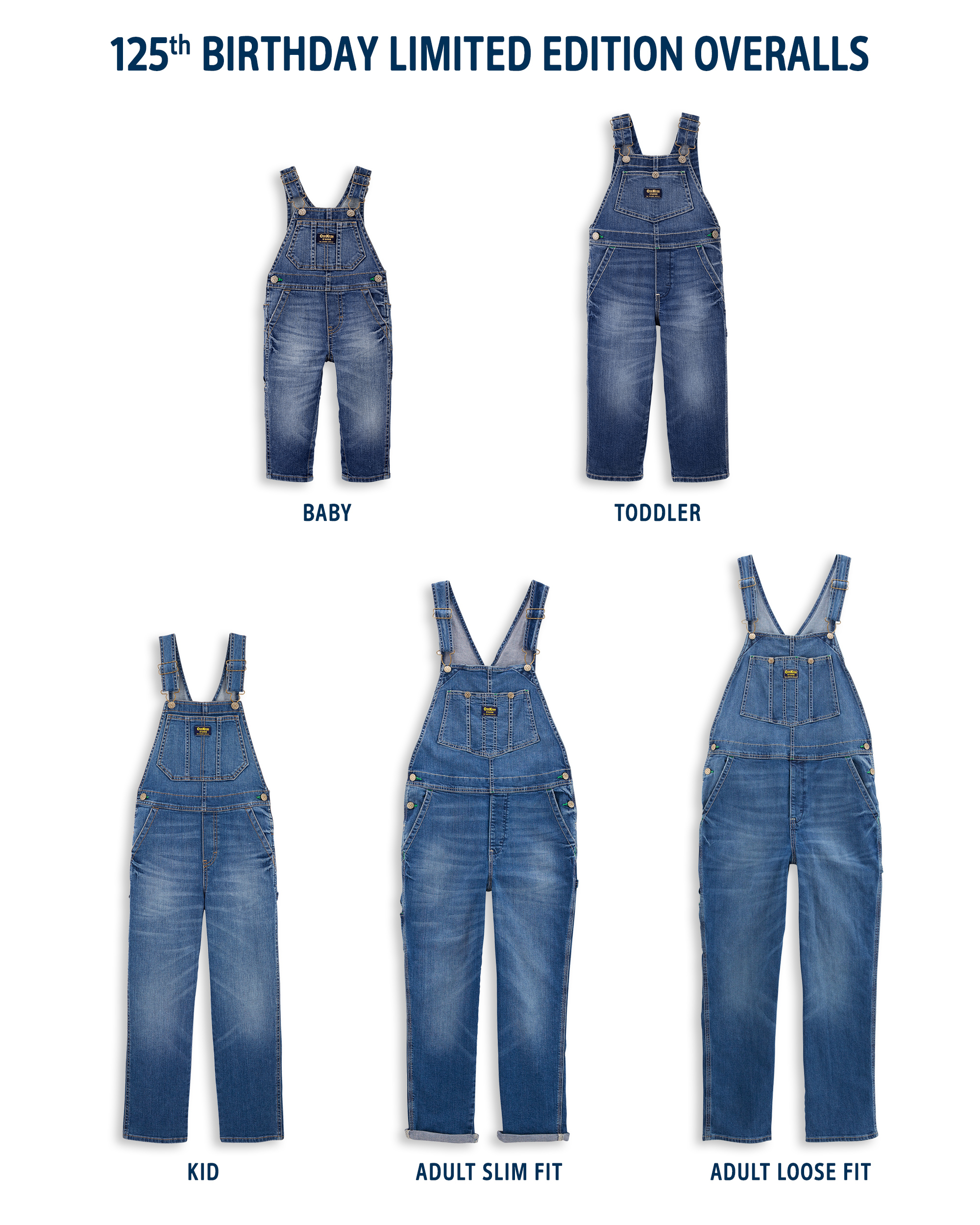 Denim Overalls — Baby