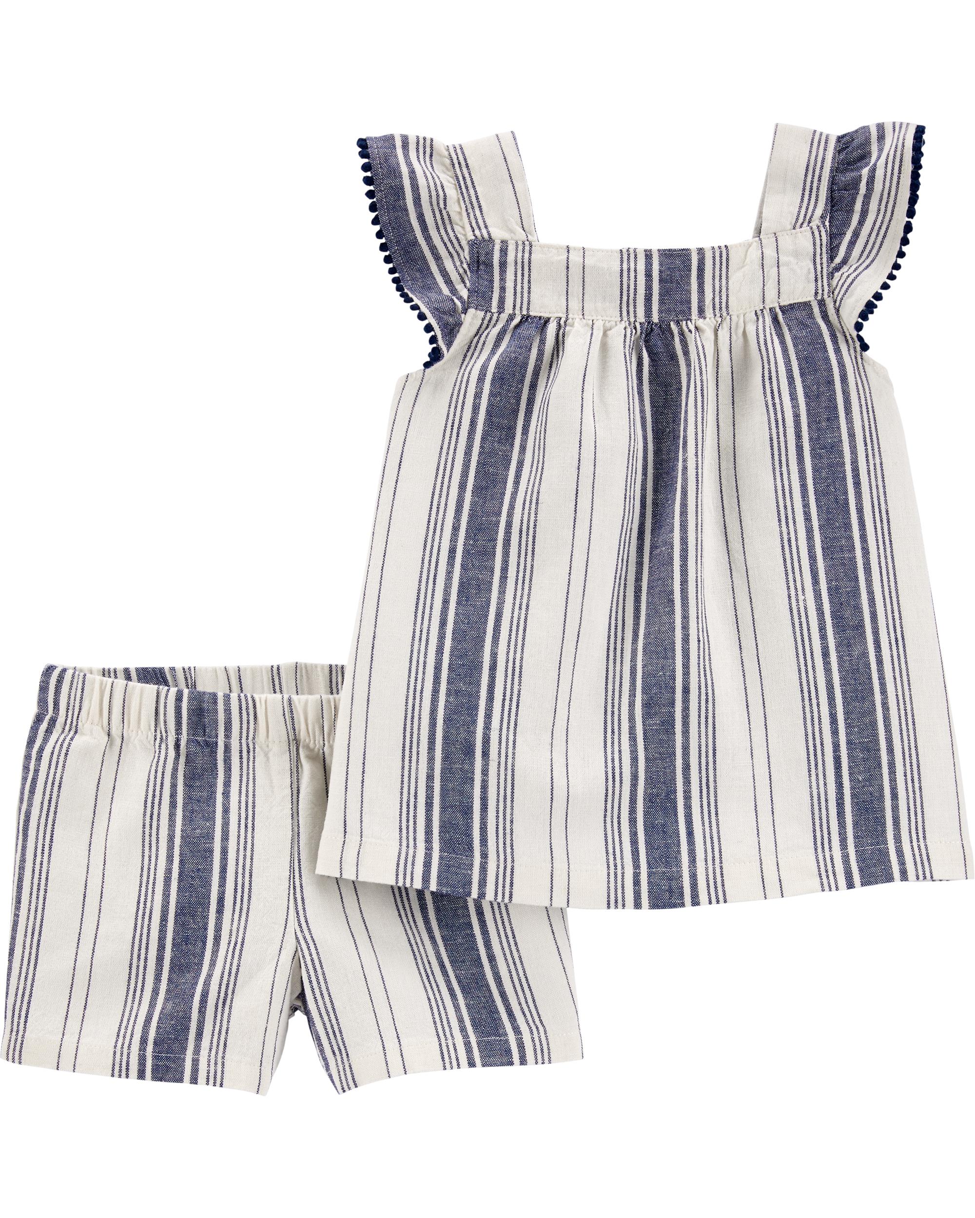 2 piece linen short set