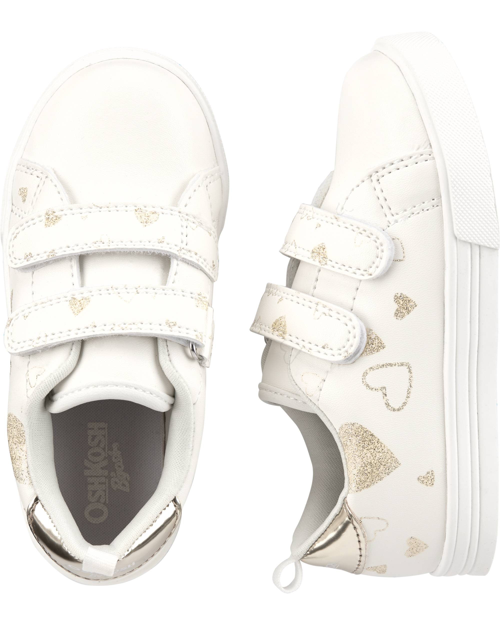 carter's gold glitter shoes