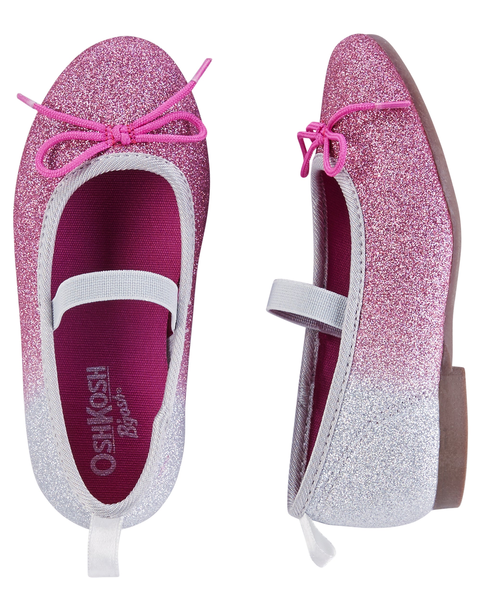 New Oshkosh Sparkle Multiple Colors Flats shoes girls toddler and kid 7,12