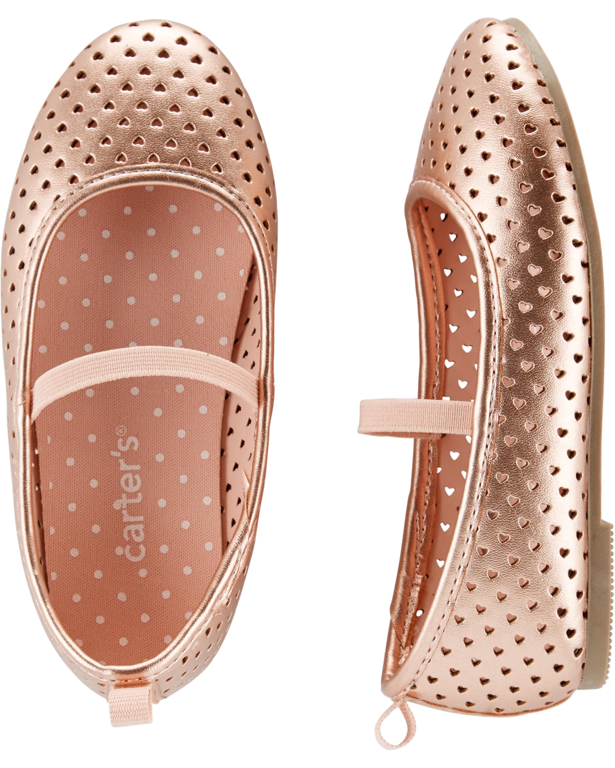 carter's gold flats