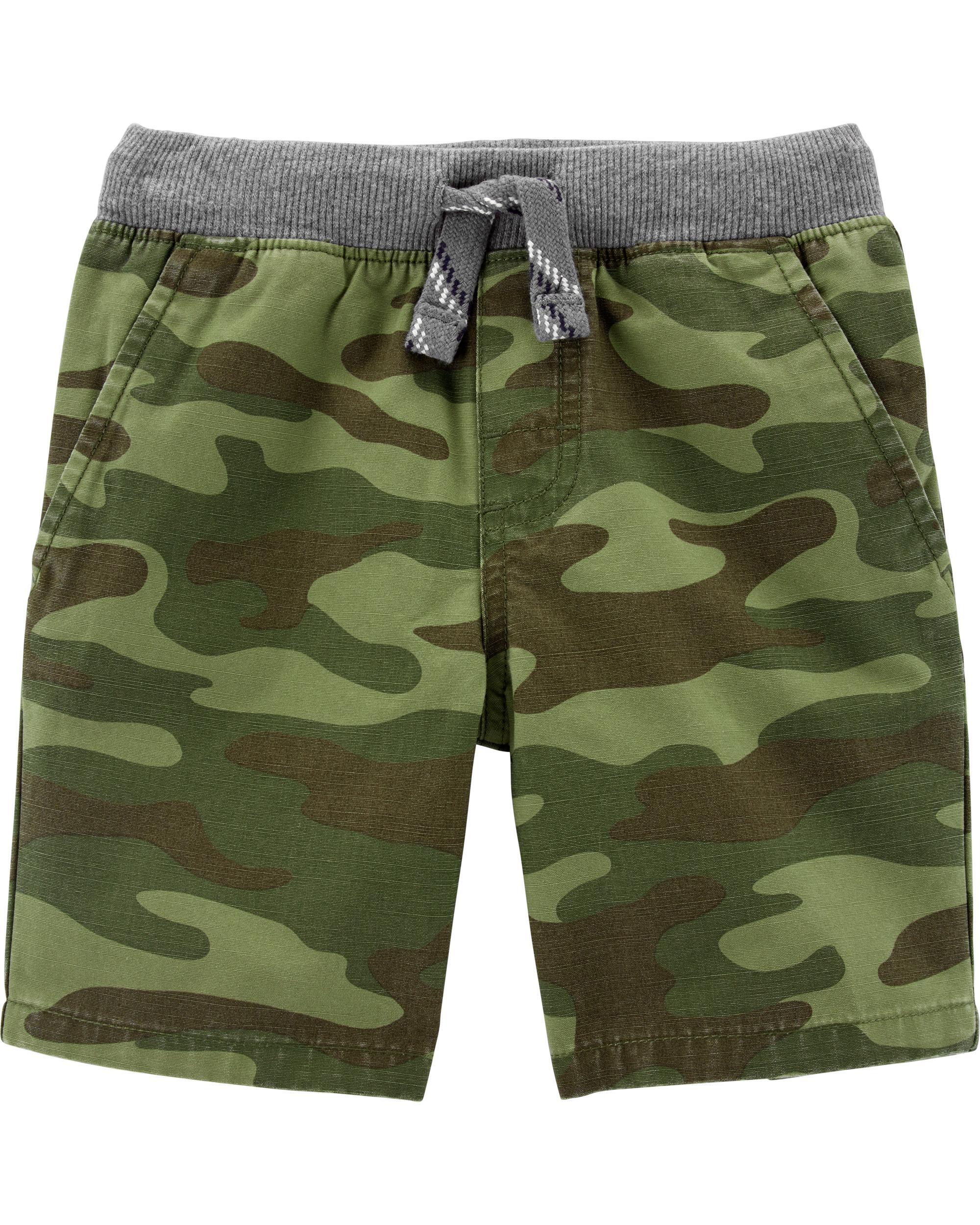Carters Baby Boys Yellow Cotton Dock Shorts 24m