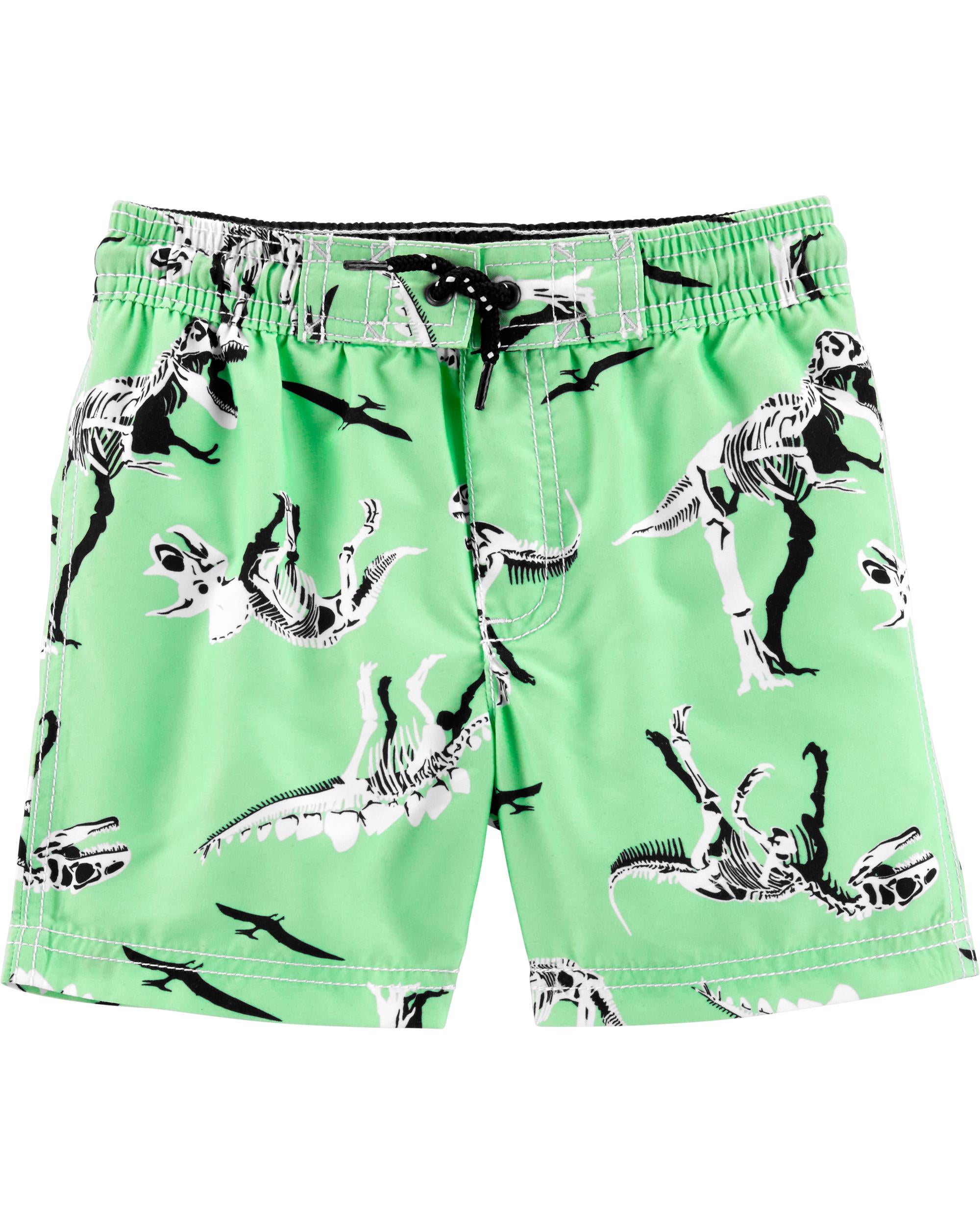 dinosaur swimming trunks