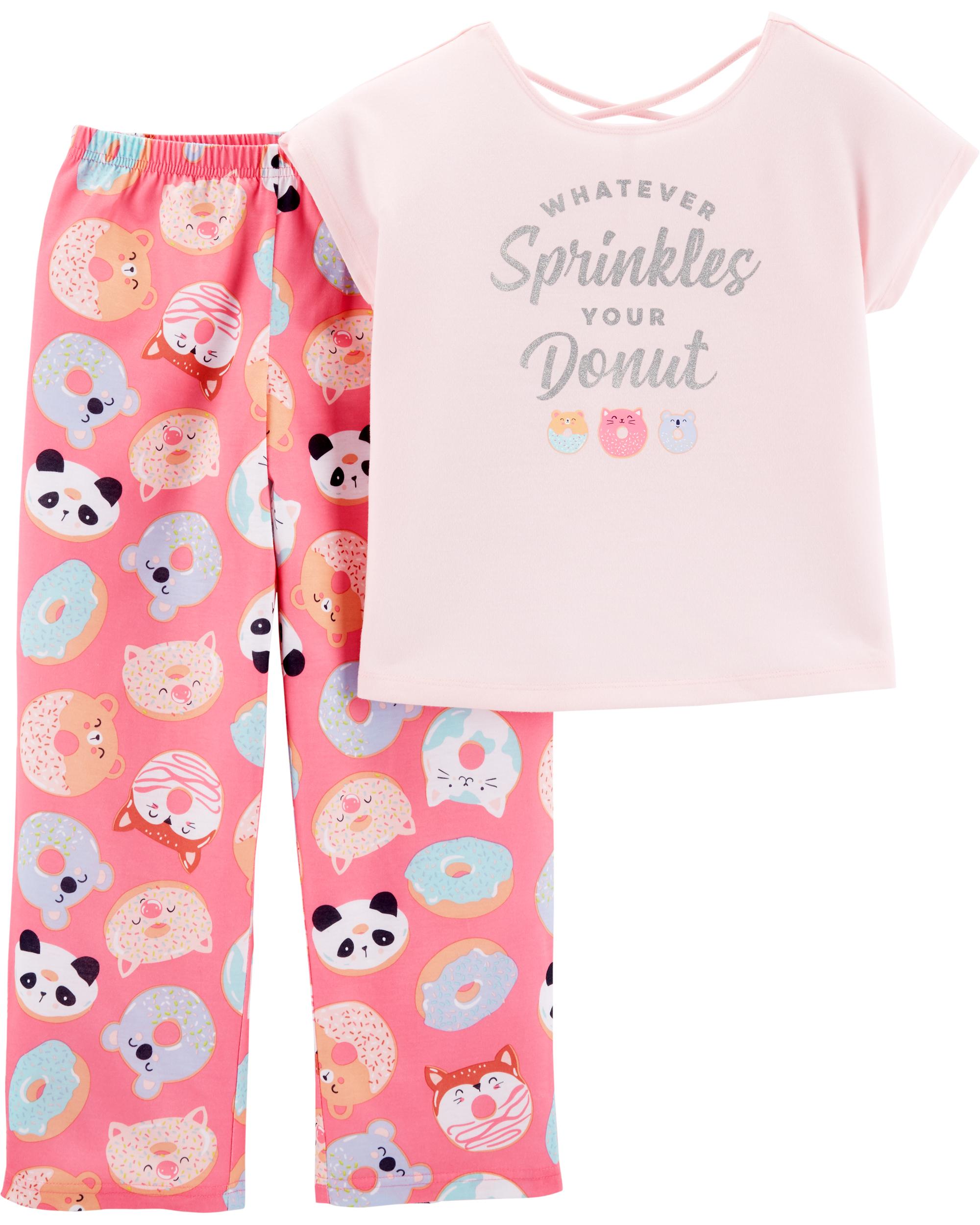 2-Piece Donut Cotton & Poly PJs | carters.com