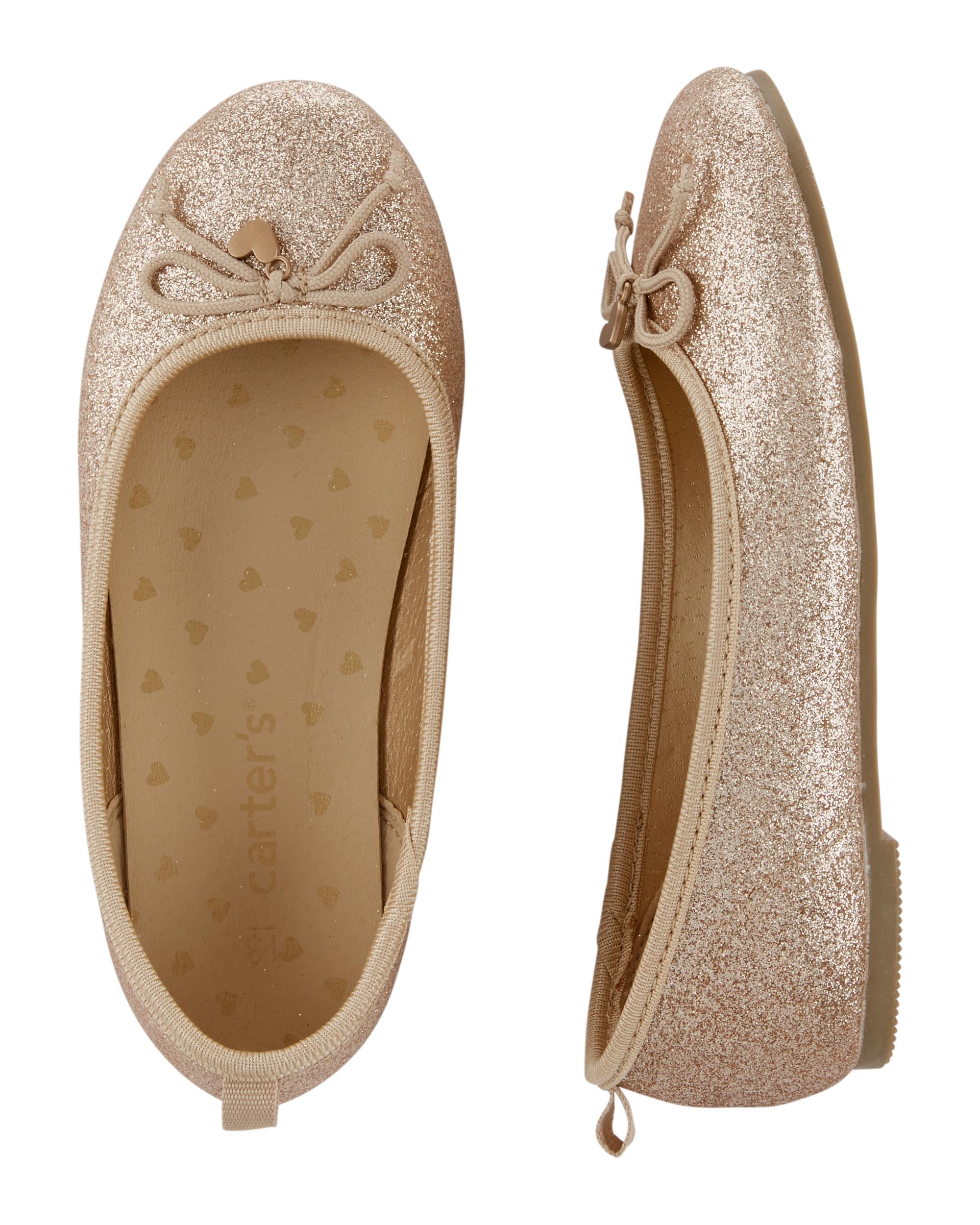 carter's gold flats