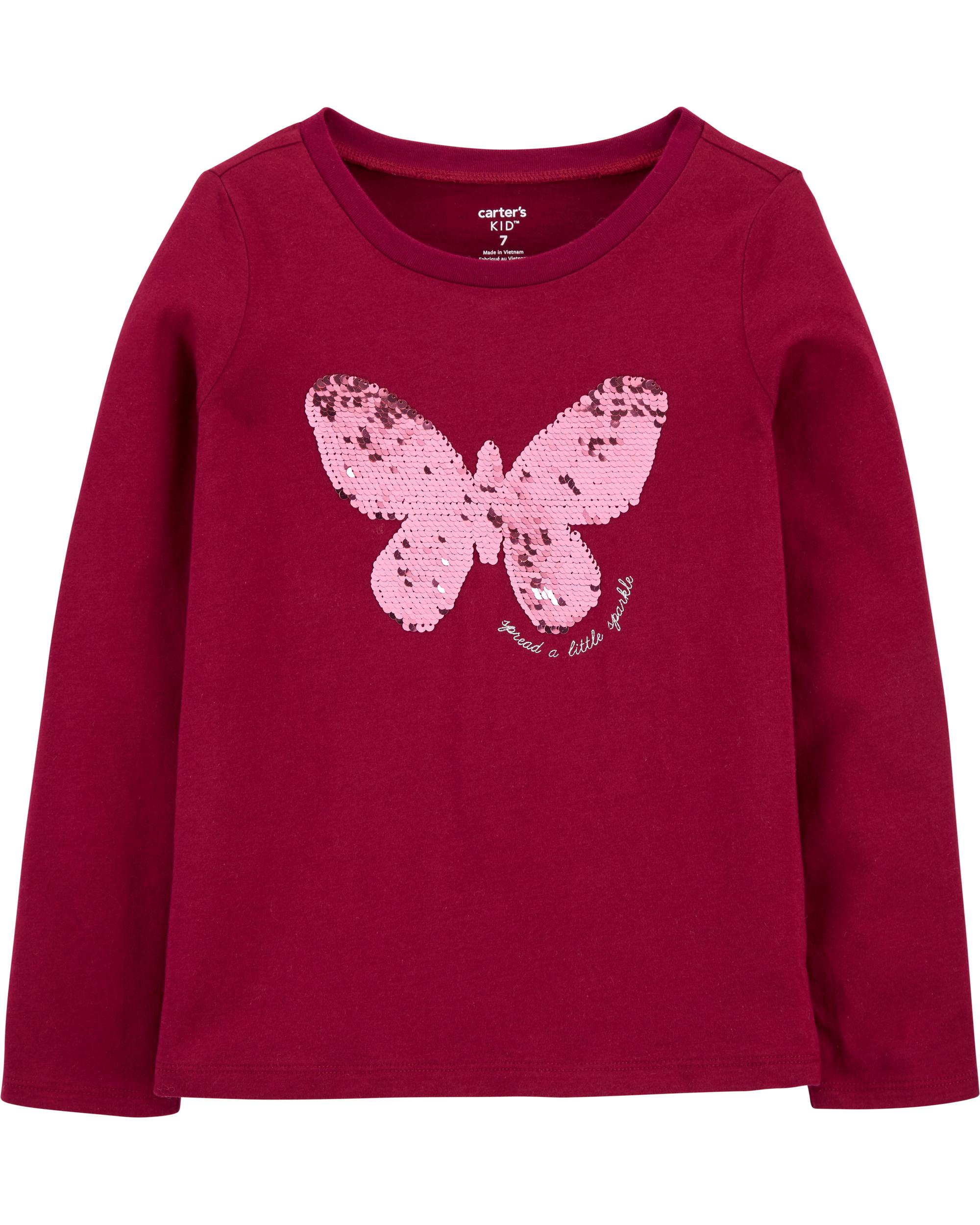 carters flip sequin shirt