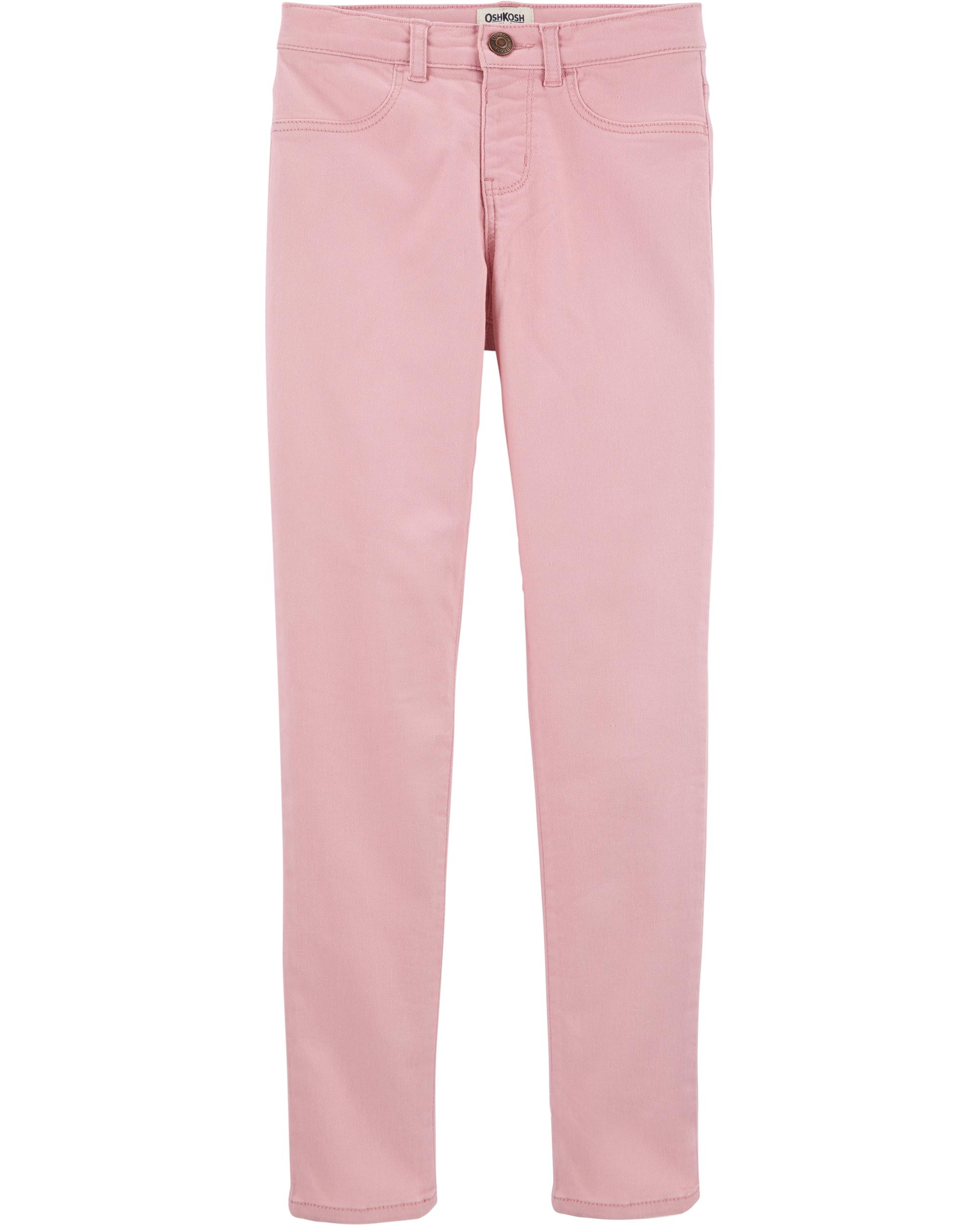 h&m pink twill pants