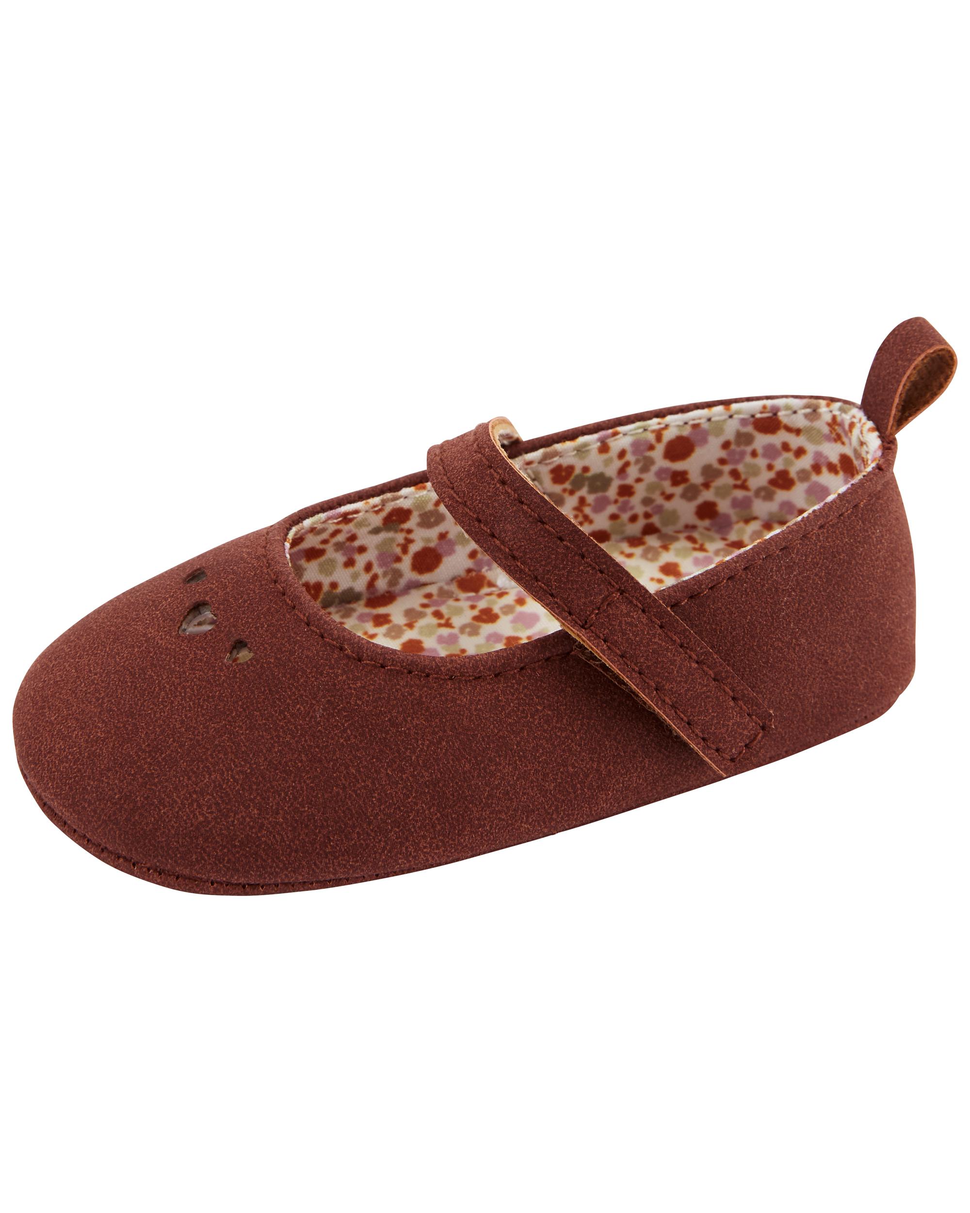 Brown Baby Shoes Mary Jane Baby Shoes