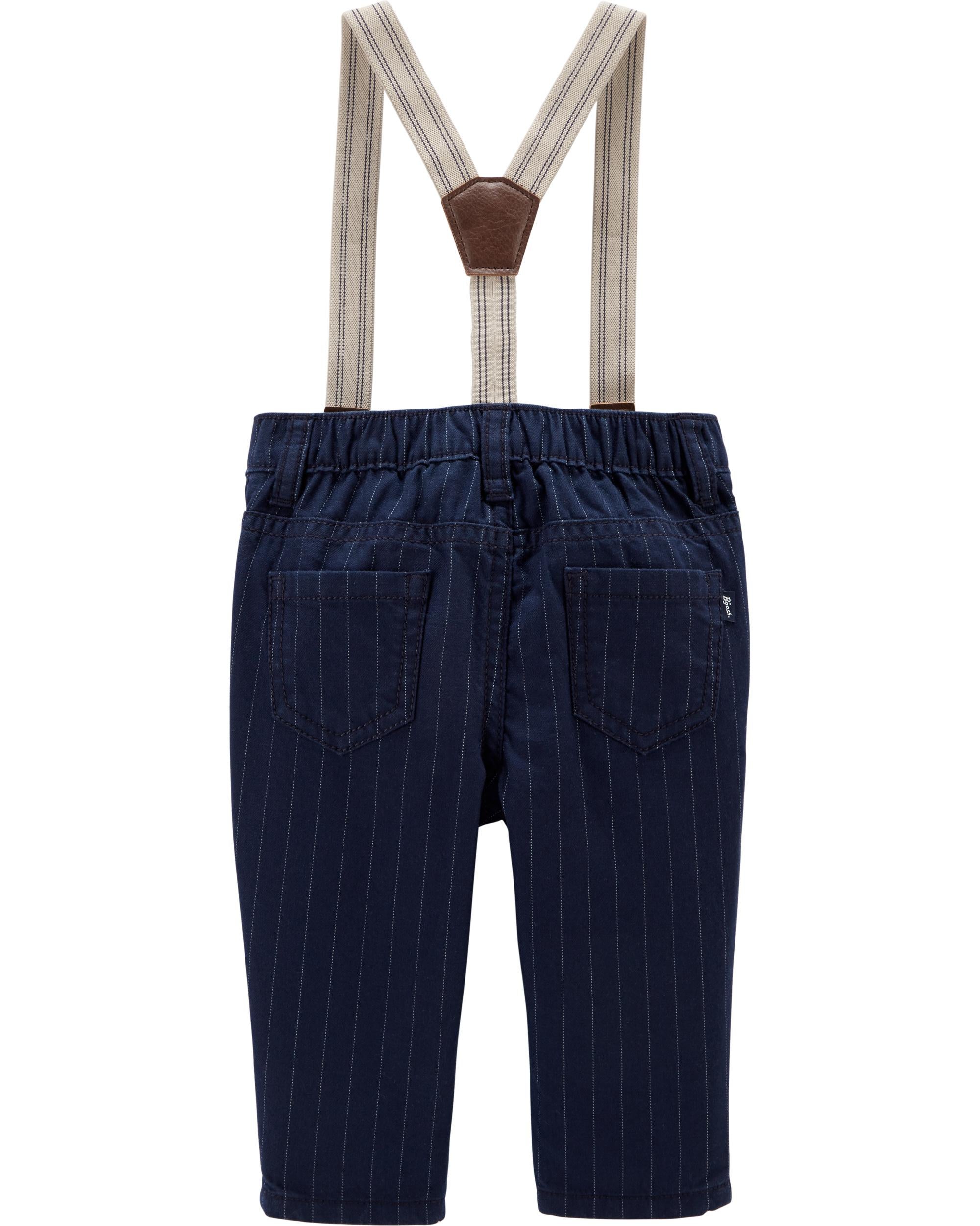 pinstripe pants with suspenders