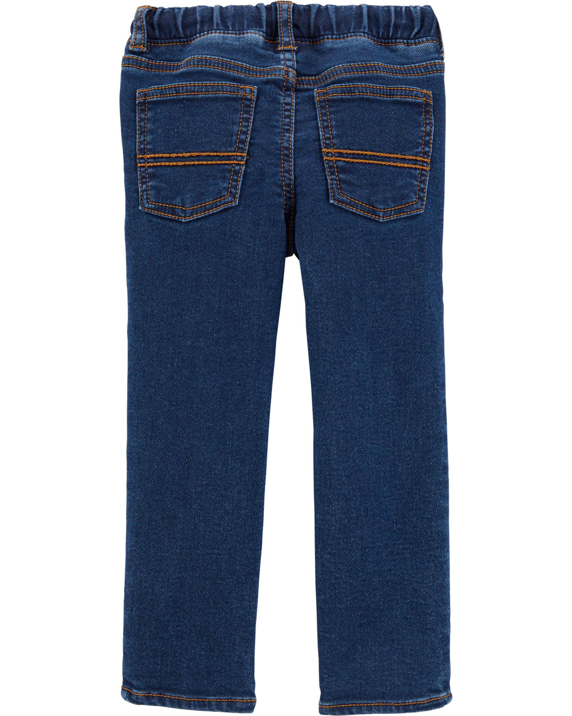 carters pull on denim pants