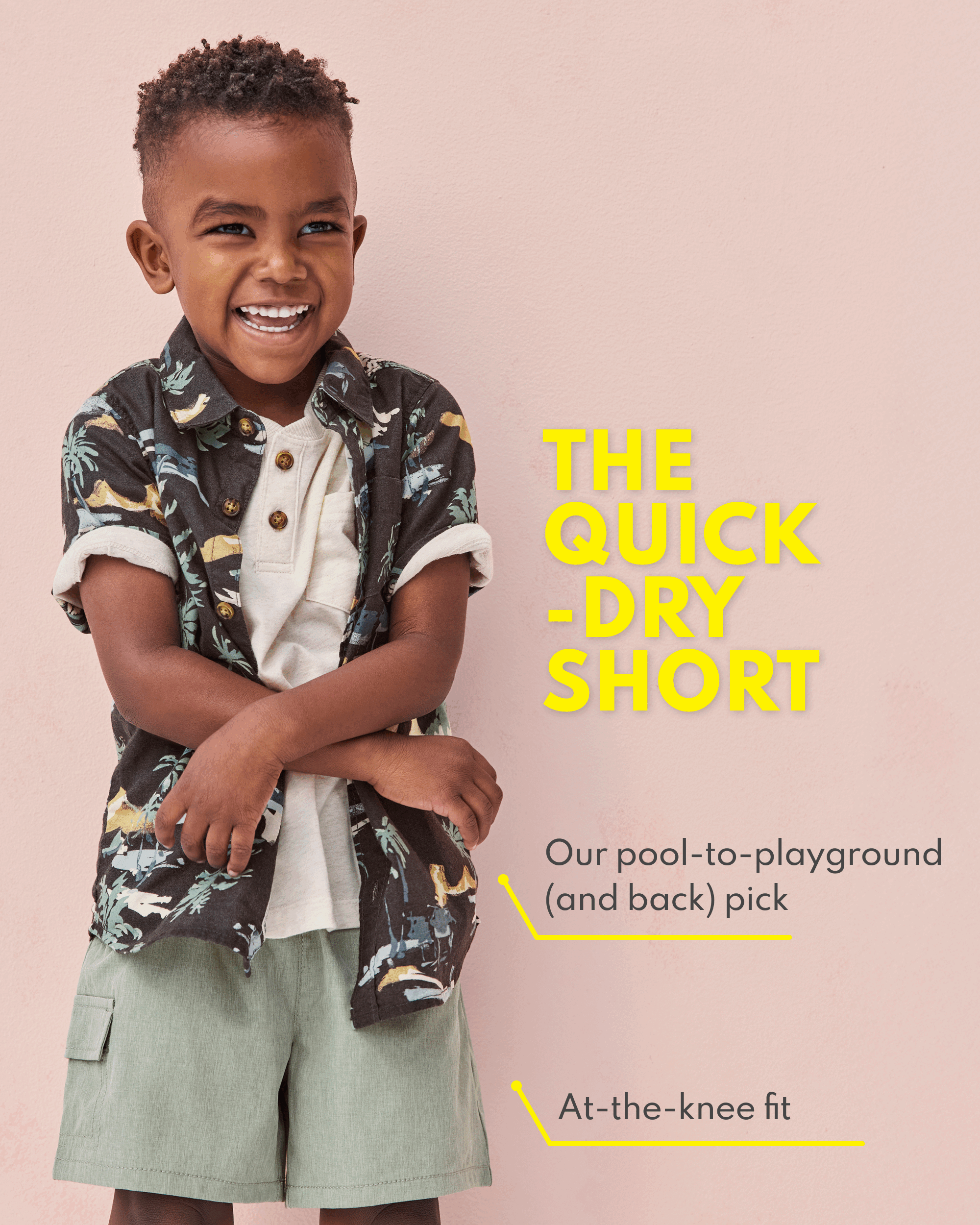 THE QUICK-DRY SHORT, Our pool-to-playground (and back) pick, Above-the-knee fit