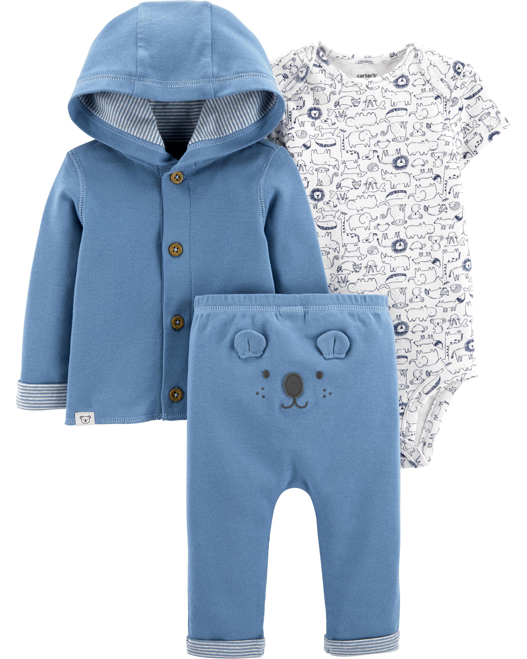 3 piece koala little cardigan set carters com koala clothes size chart