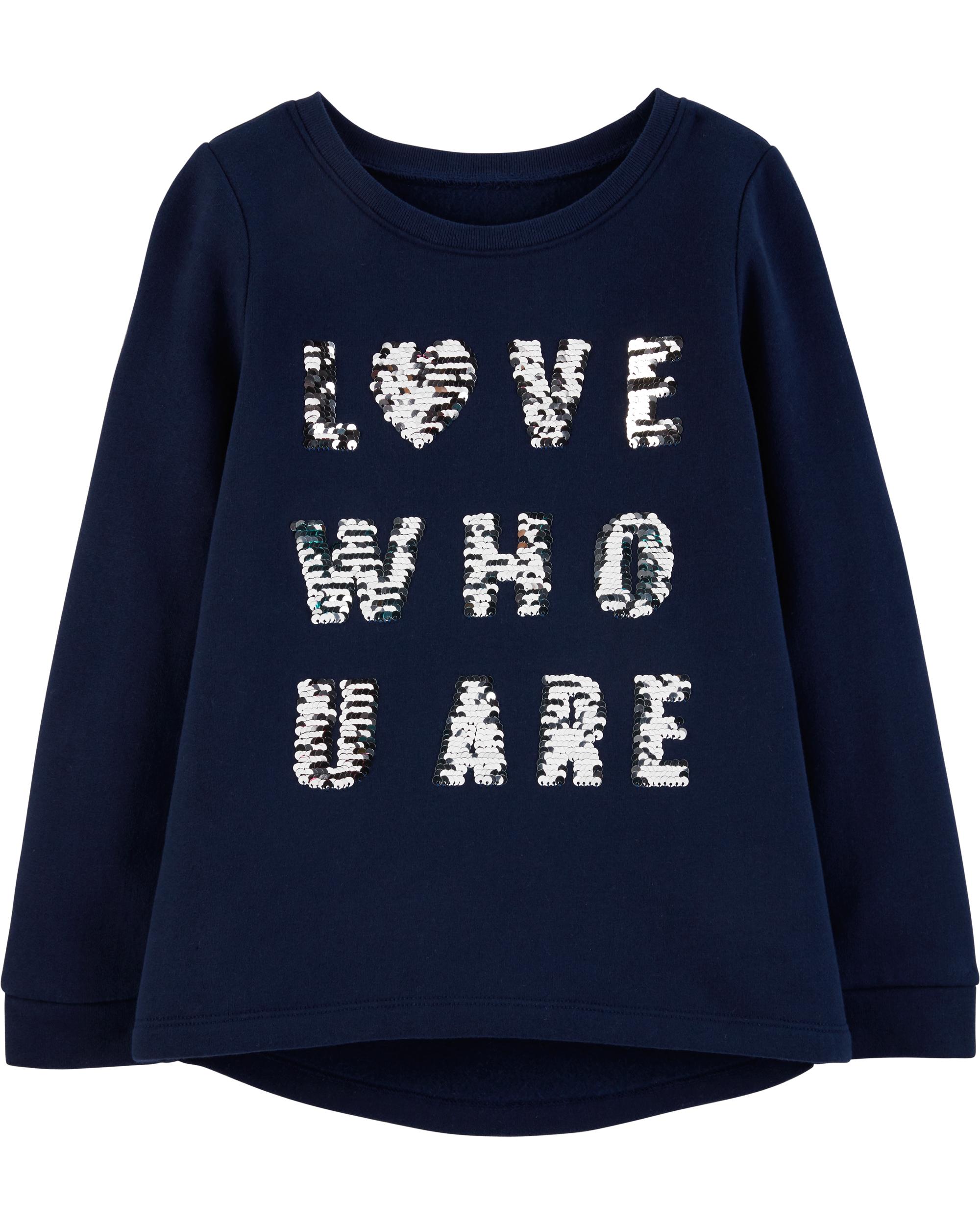 carters flip sequin shirt