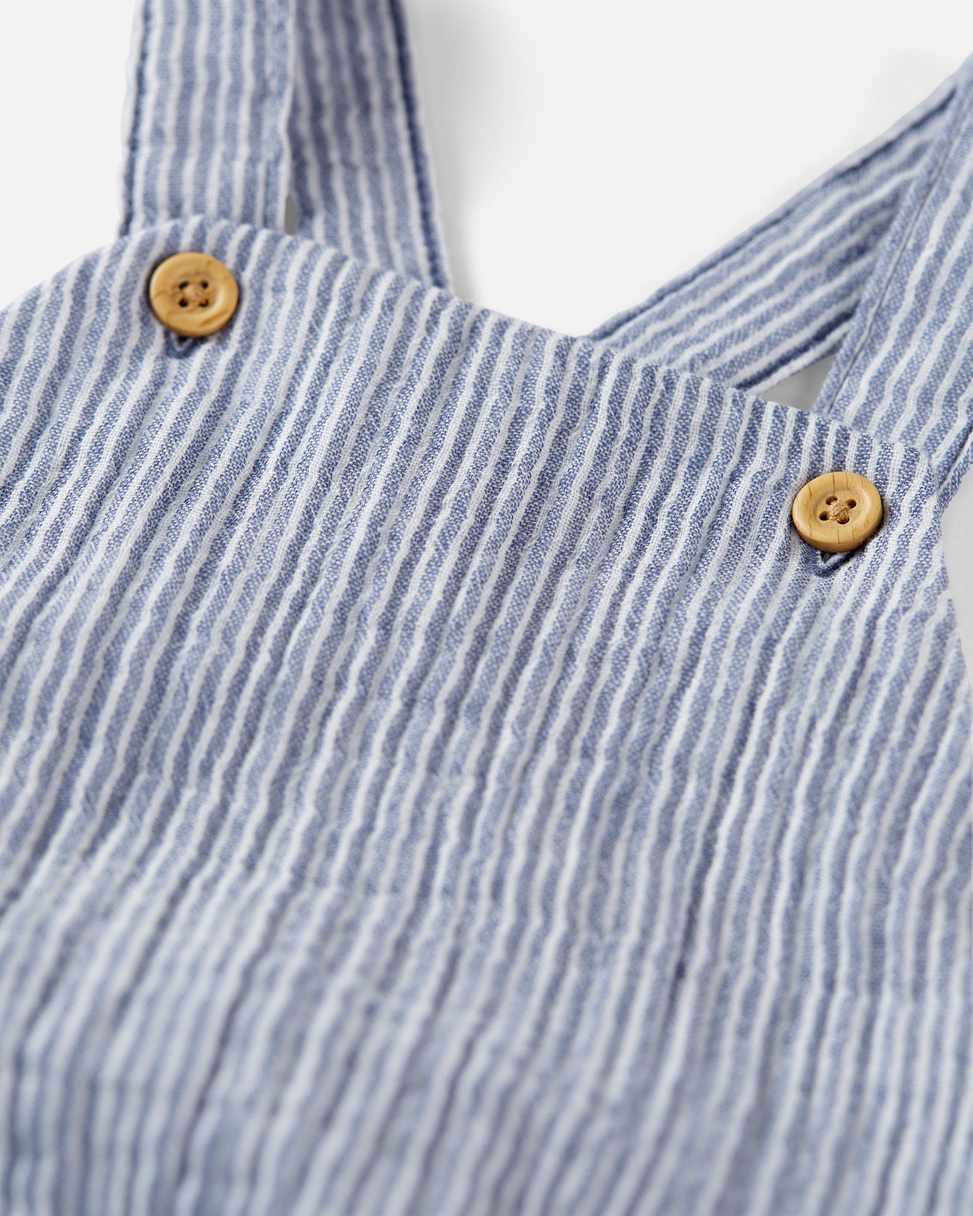 Baby Beats Blue Organic Cotton Gauze Bubble