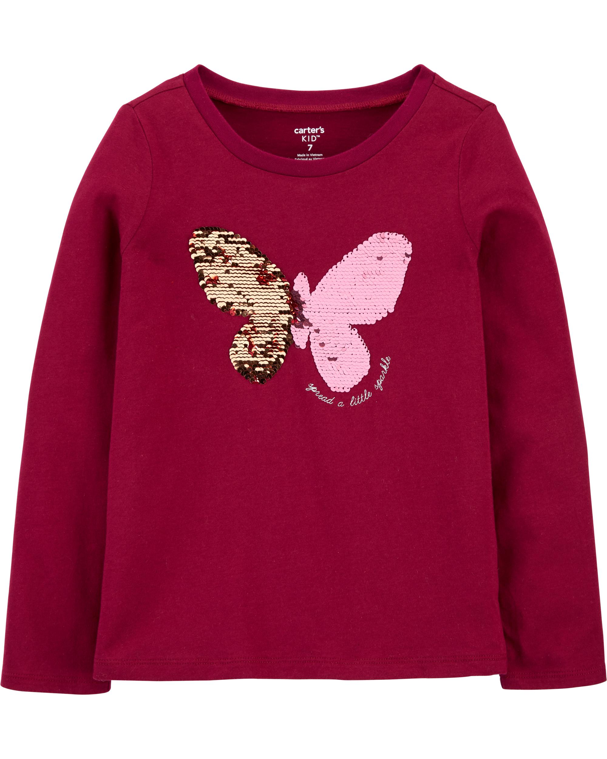 carters flip sequin shirt