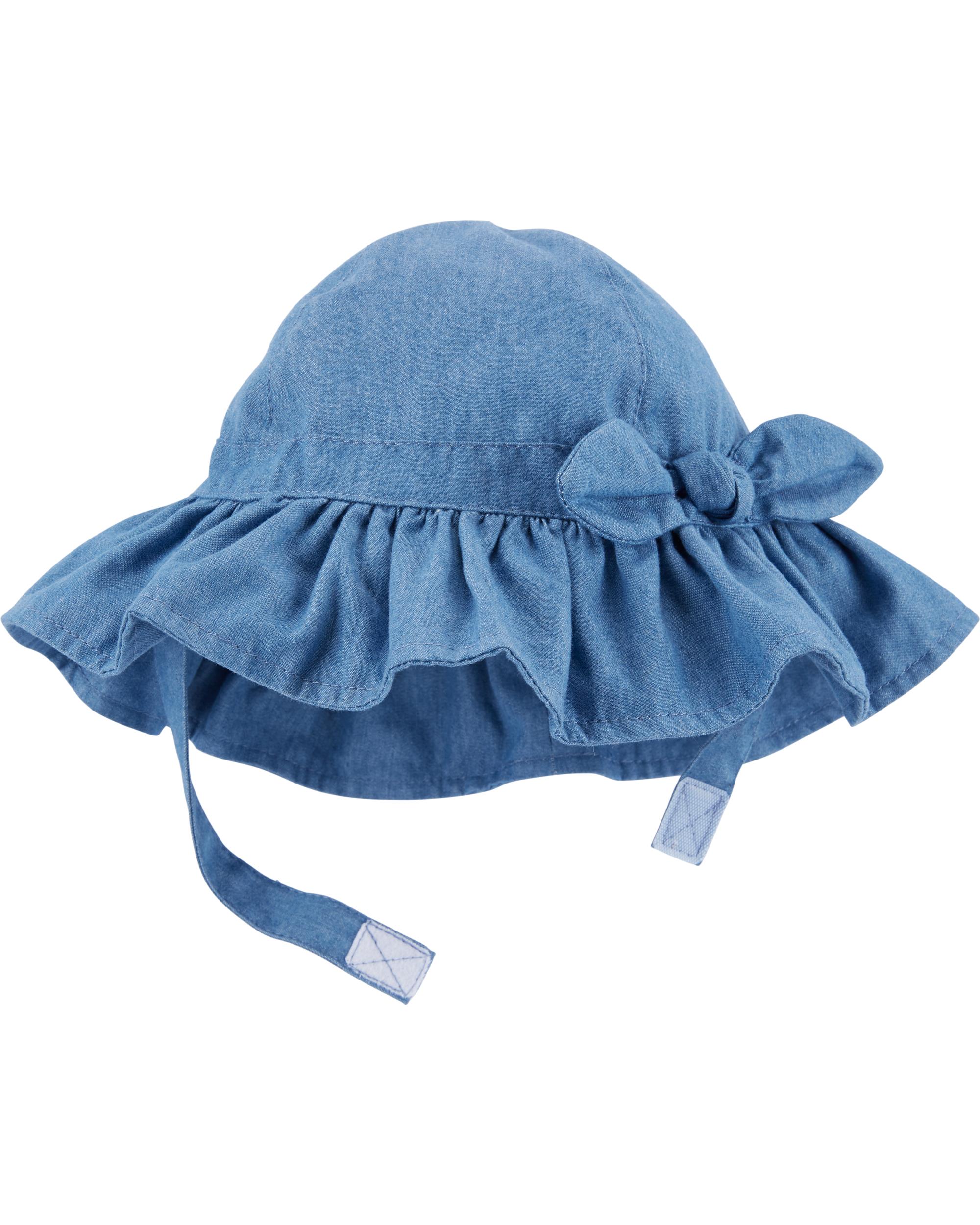 chambray baby hat