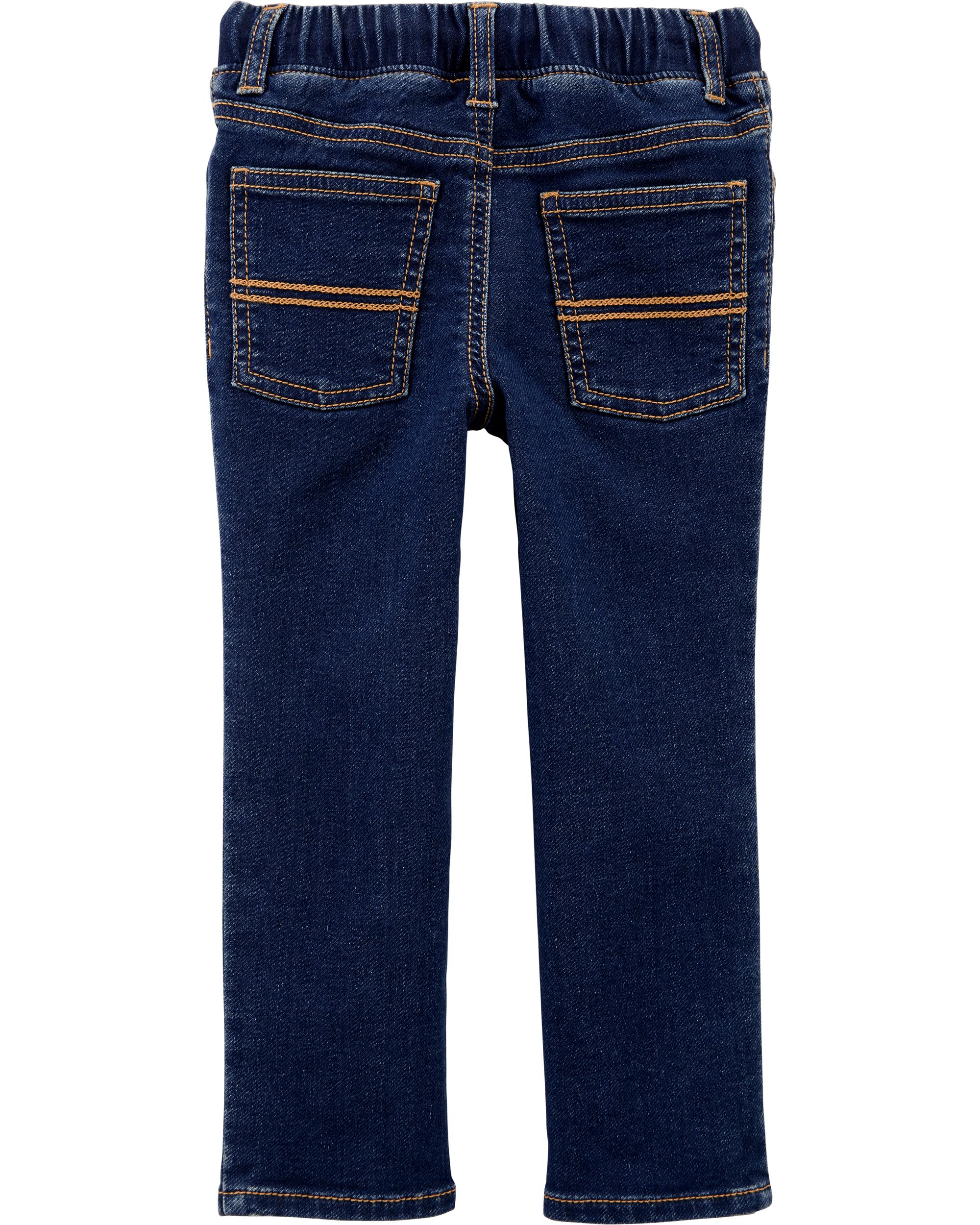 carters pull on denim pants