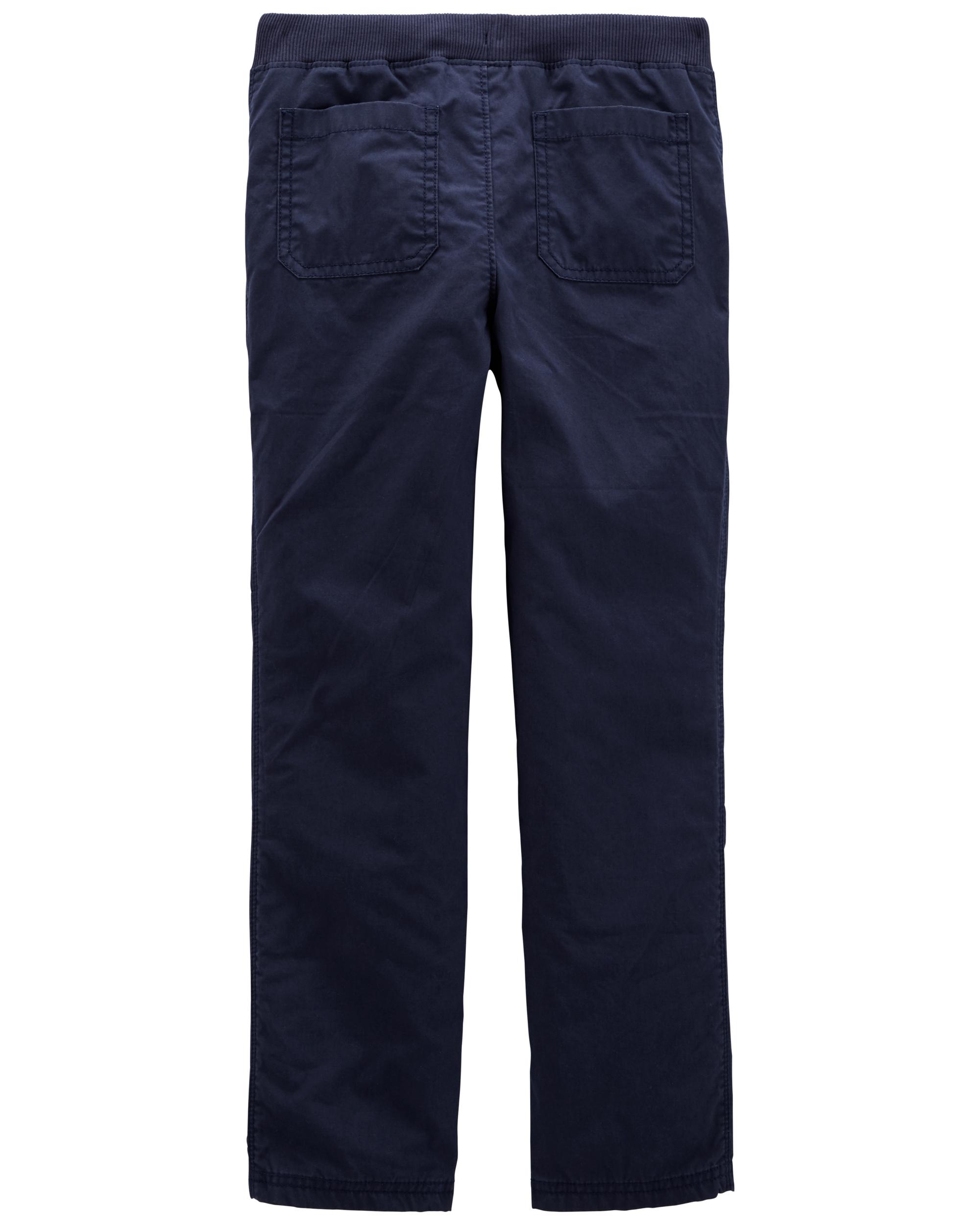 carters pull on denim pants