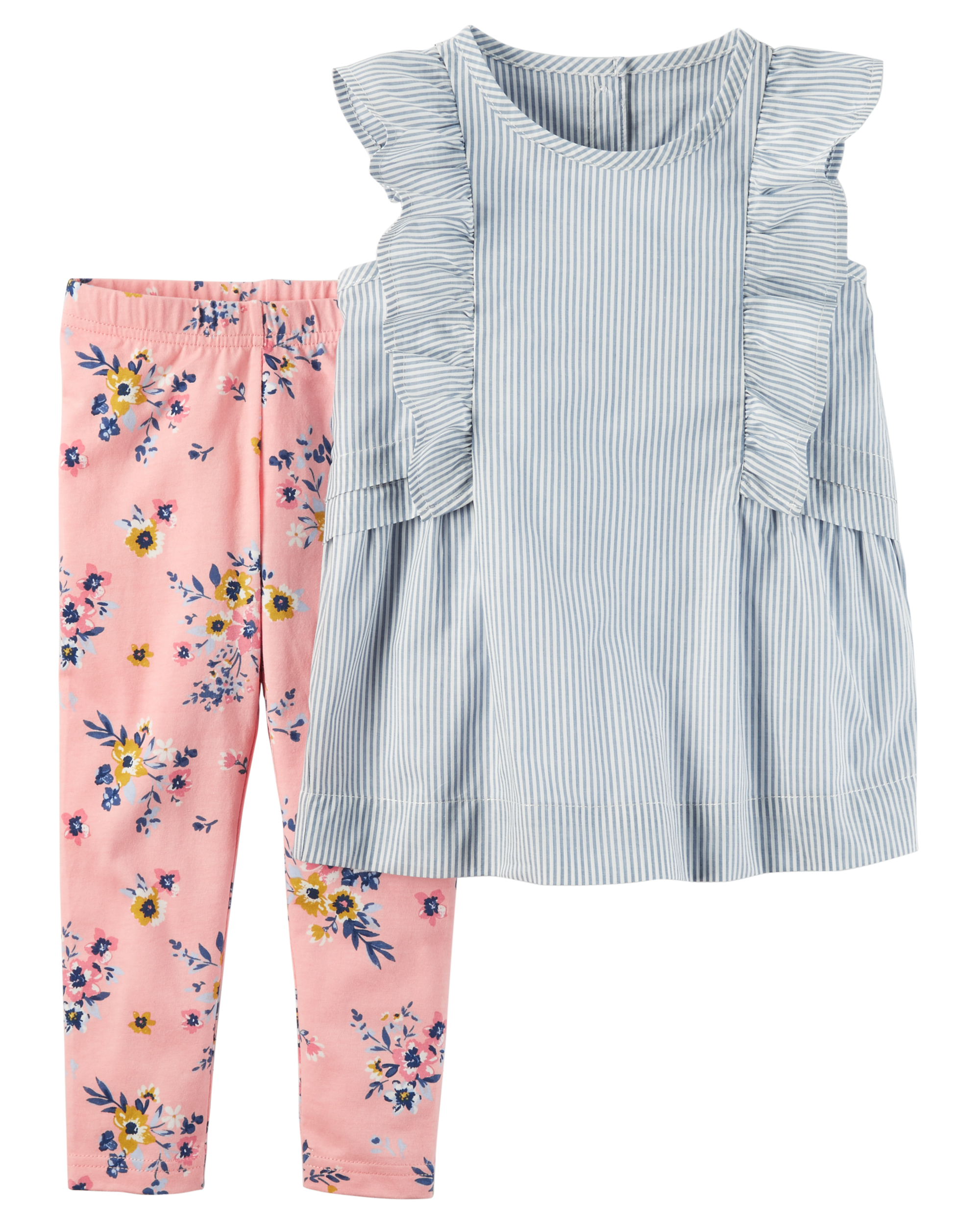 Carters Two PIece Outfit Tunic with Leggings Size 4T Super Cute