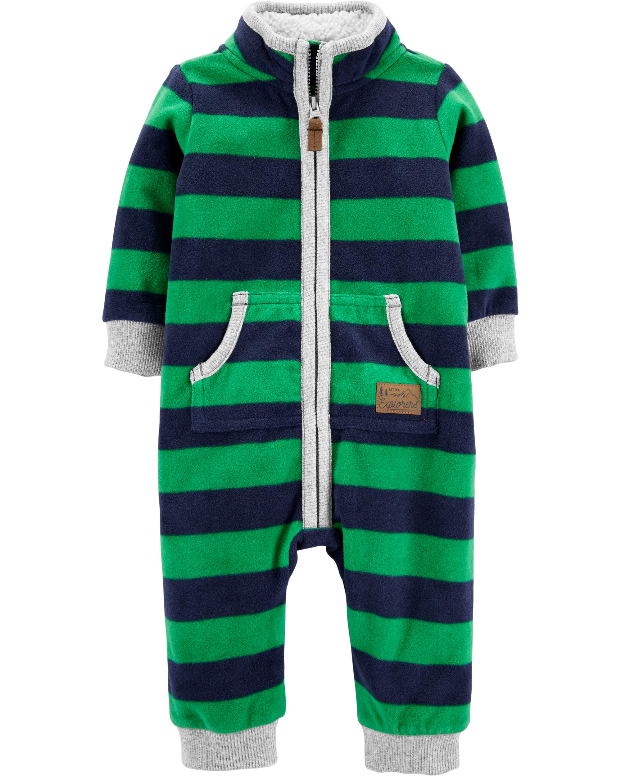 carters fleece jumpsuit